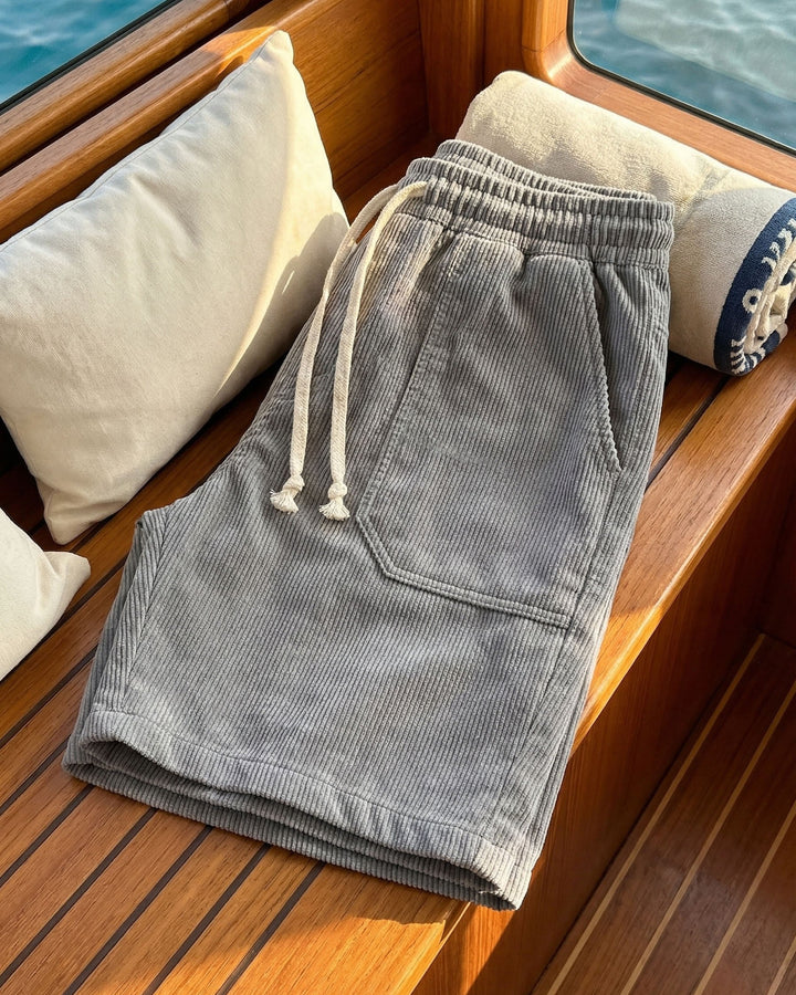 Omar Cord-Shorts mit Kordelzug