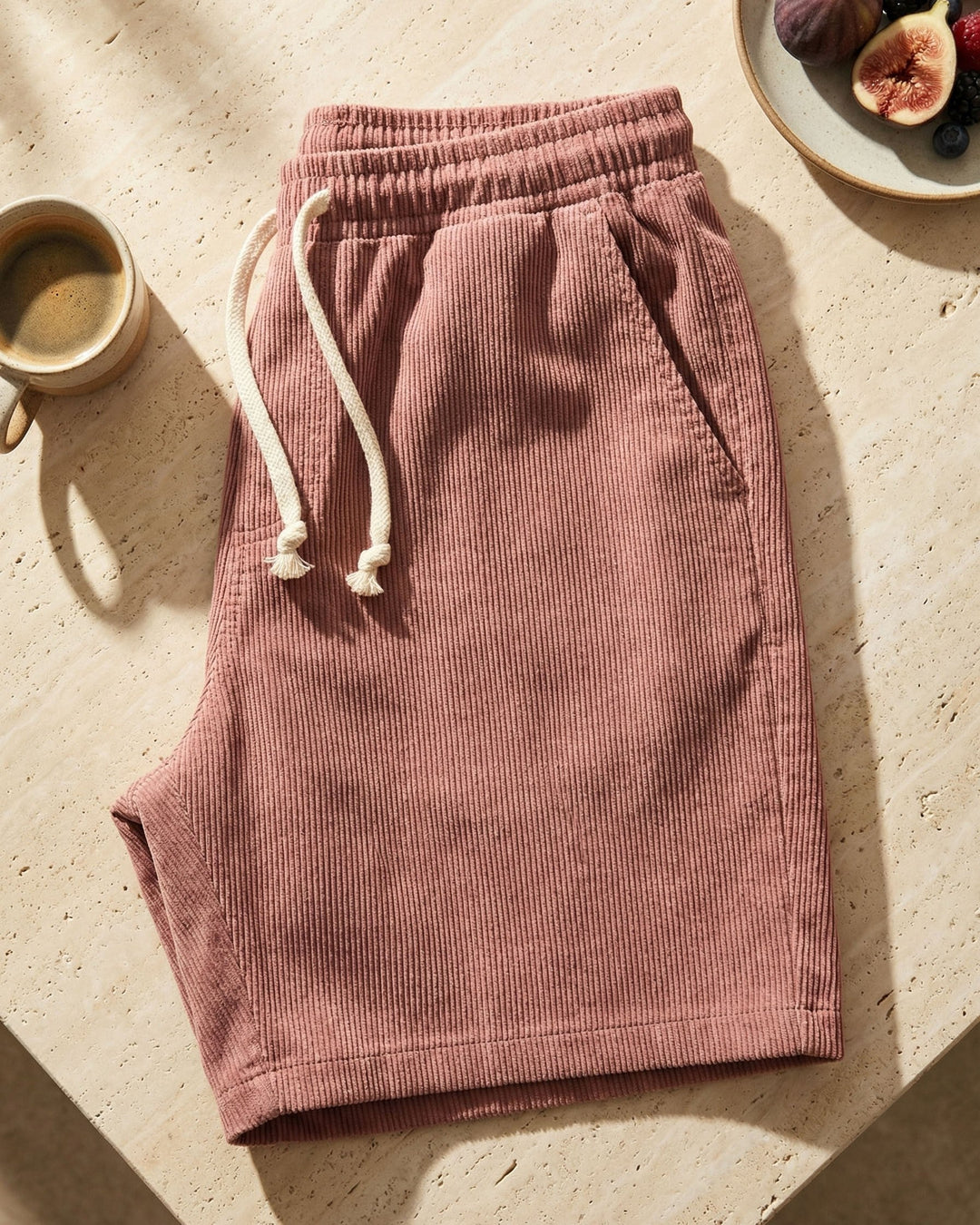 Omar Cord-Shorts mit Kordelzug