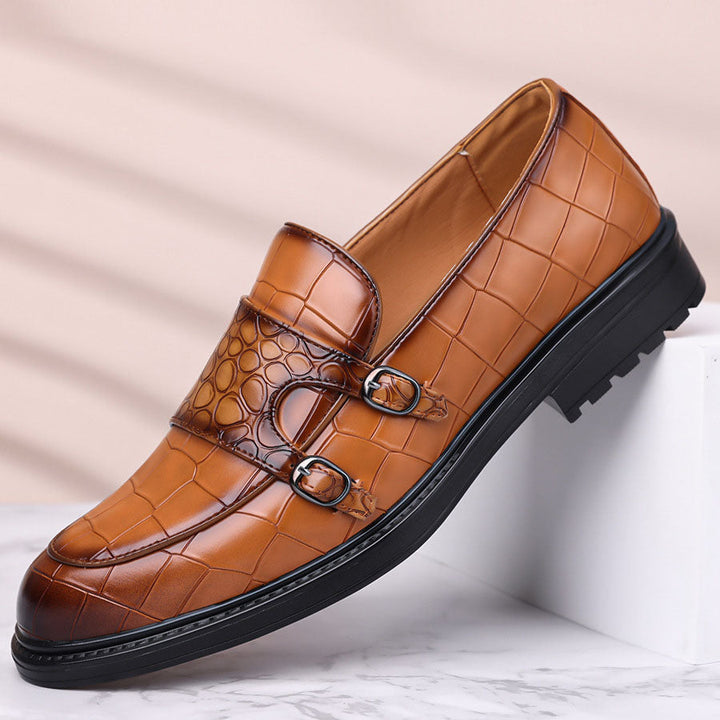 Orazio Leder-Monk-Schuhe