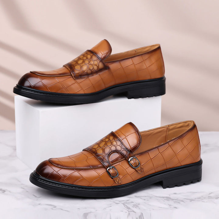 Orazio Leder-Monk-Schuhe