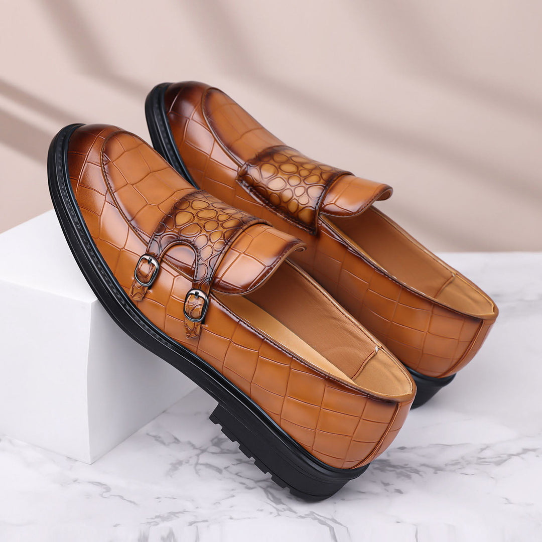 Orazio Leder-Monk-Schuhe