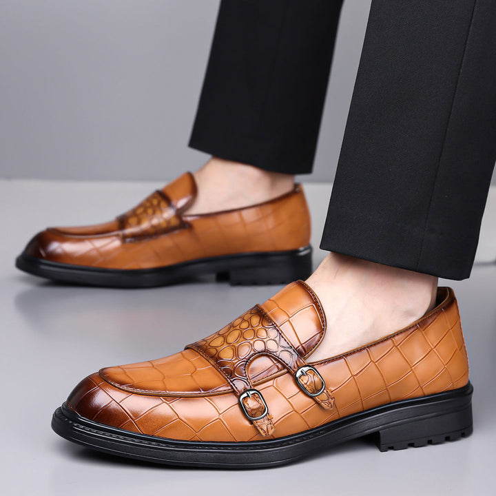 Orazio Leder-Monk-Schuhe