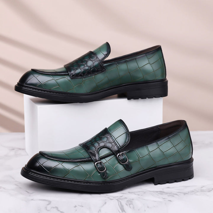 Orazio Leder-Monk-Schuhe