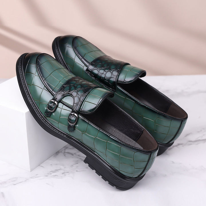 Orazio Leder-Monk-Schuhe