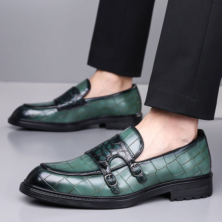Orazio Leder-Monk-Schuhe