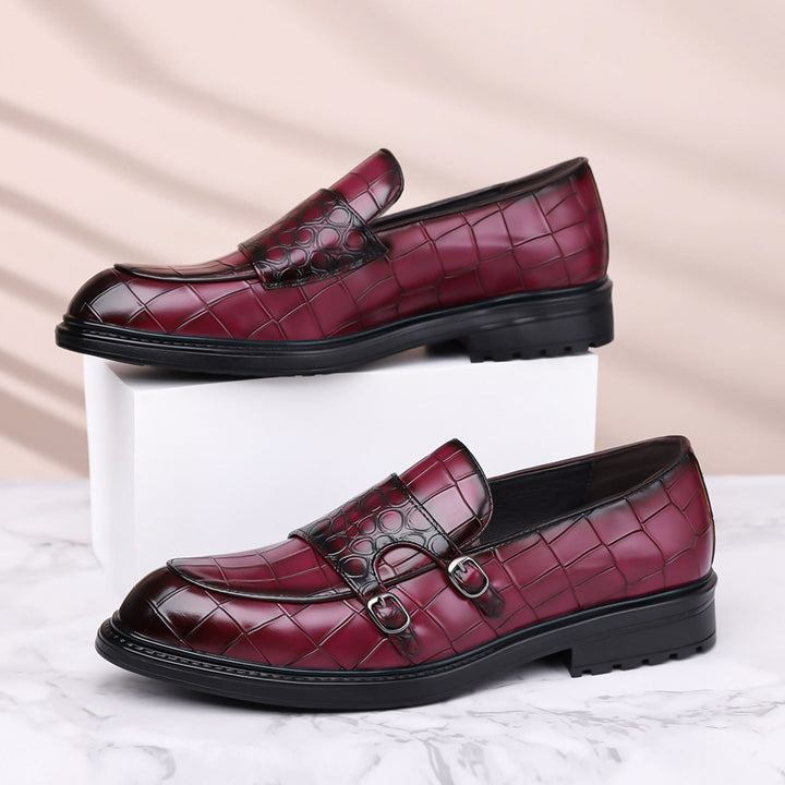Orazio Leder-Monk-Schuhe