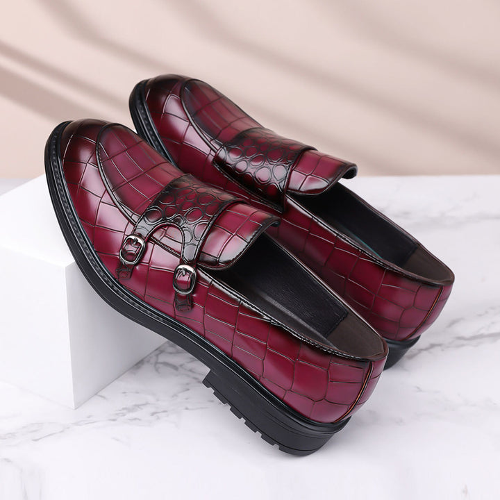Orazio Leder-Monk-Schuhe
