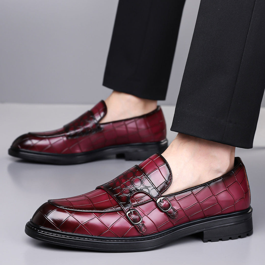 Orazio Leder-Monk-Schuhe