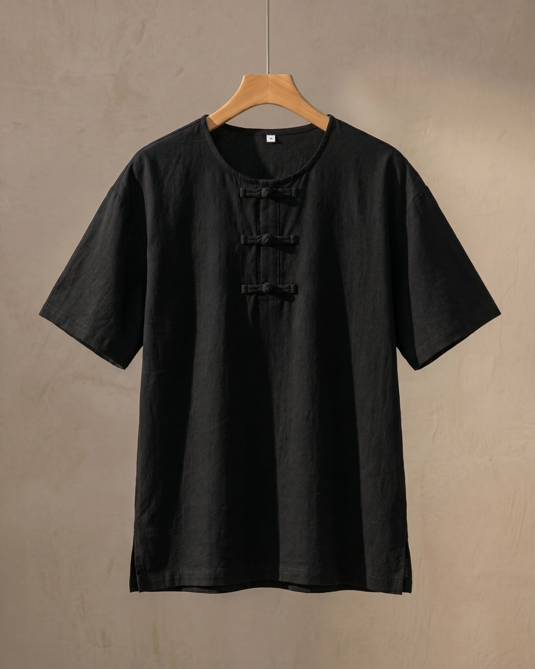 Paolo T-Shirt aus Baumwolle und Leinen