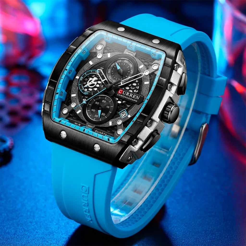 Curren Regent Light Blue Men's Watch