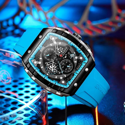 Curren Regent Light Blue Men's Watch