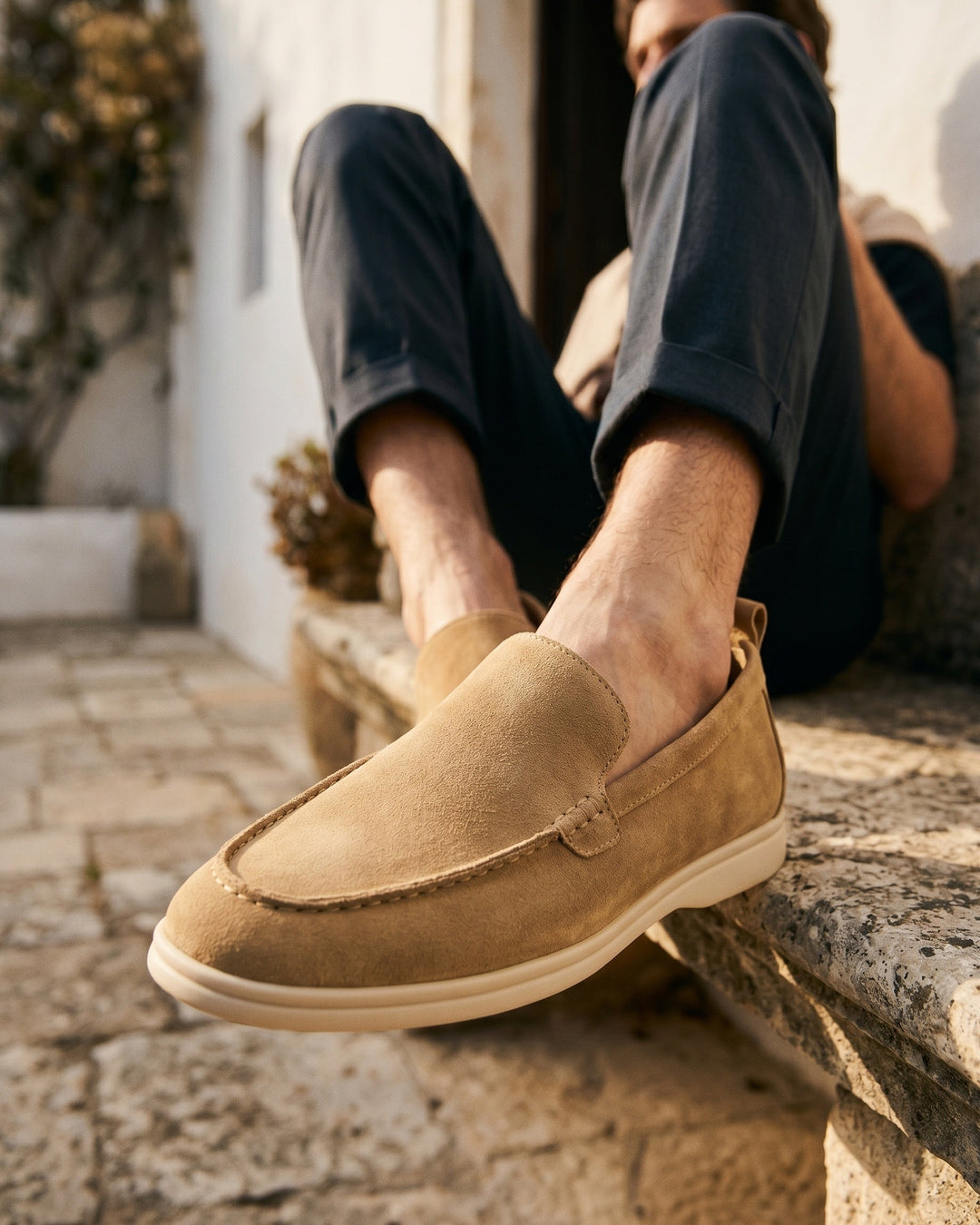 Sabino Legerer Wildleder-Loafer