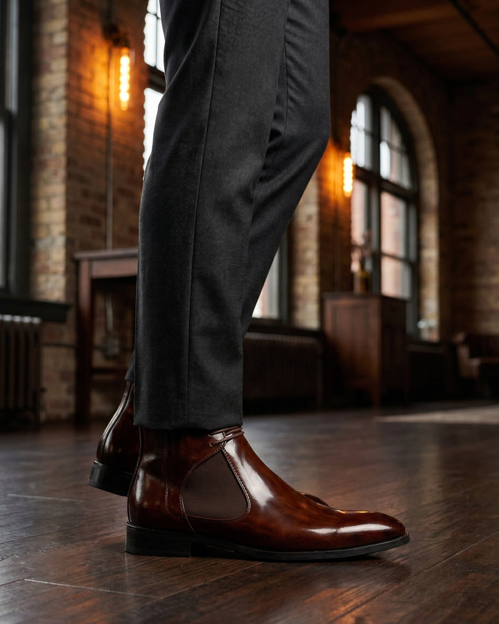 Mariano Chelsea-Stiefel aus Leder