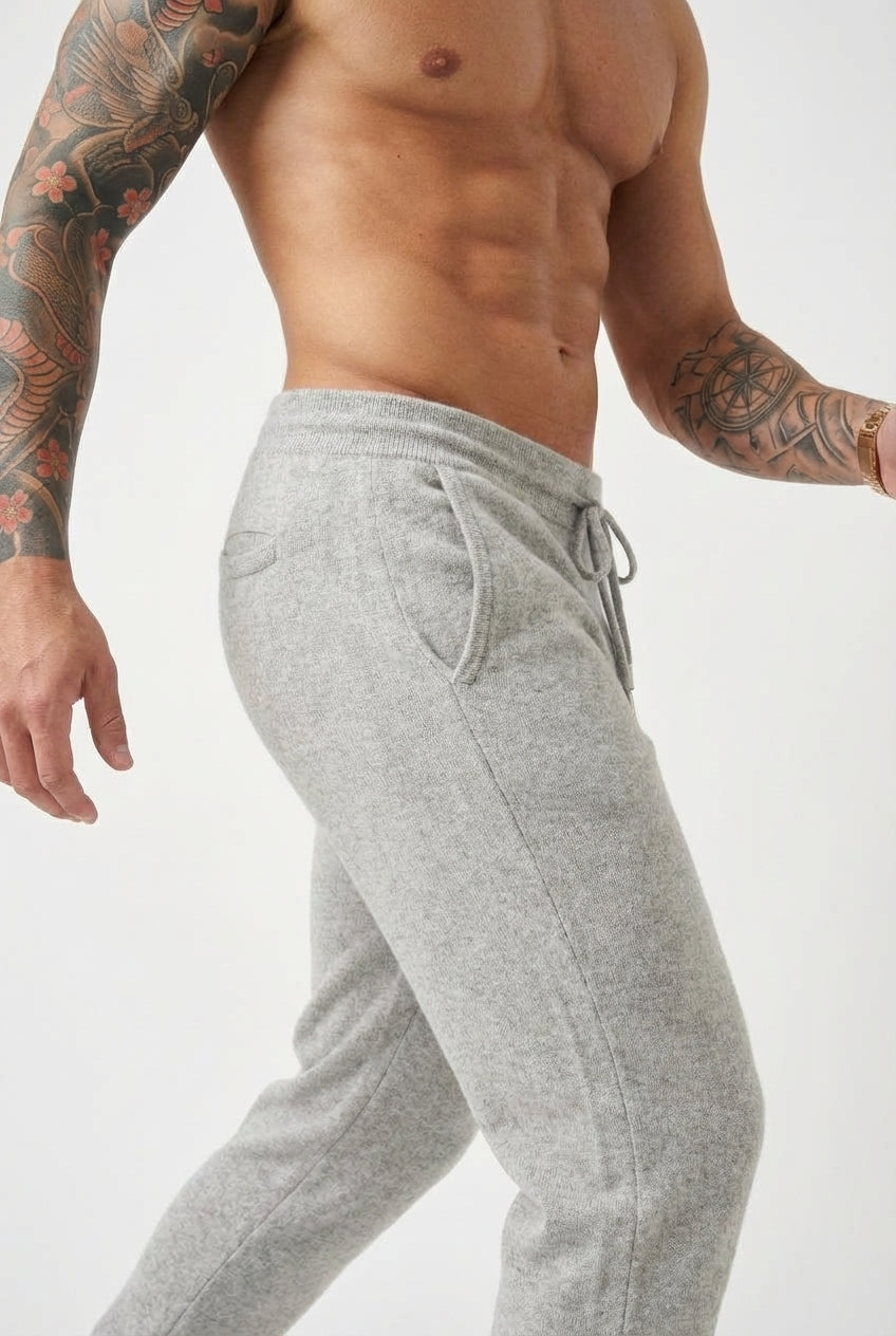 AVELOR Cloud Merino Pants - Light Grey