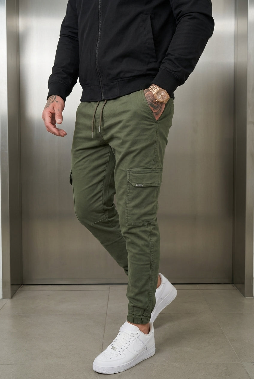 AVELOR Cargo Jogger - Army Green