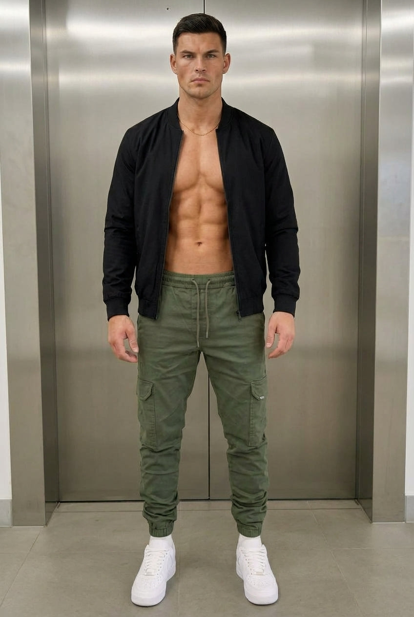 AVELOR Cargo Jogger - Army Green