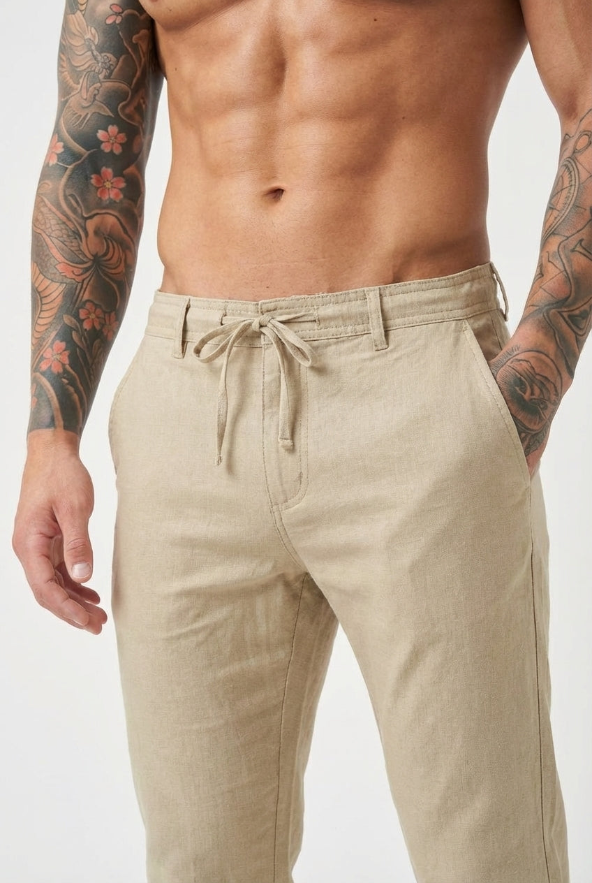 AVELOR Coastal Ease Linen Pants