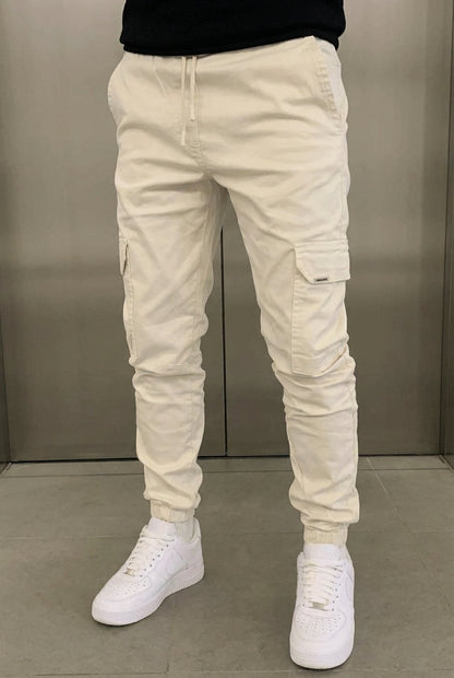 AVELOR Cargo Jogger - Cream