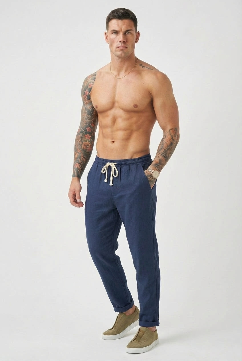 AVELOR Massimo Linen Trousers