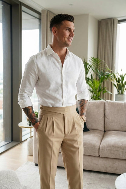 AVELOR Lockhart Trousers - Cream