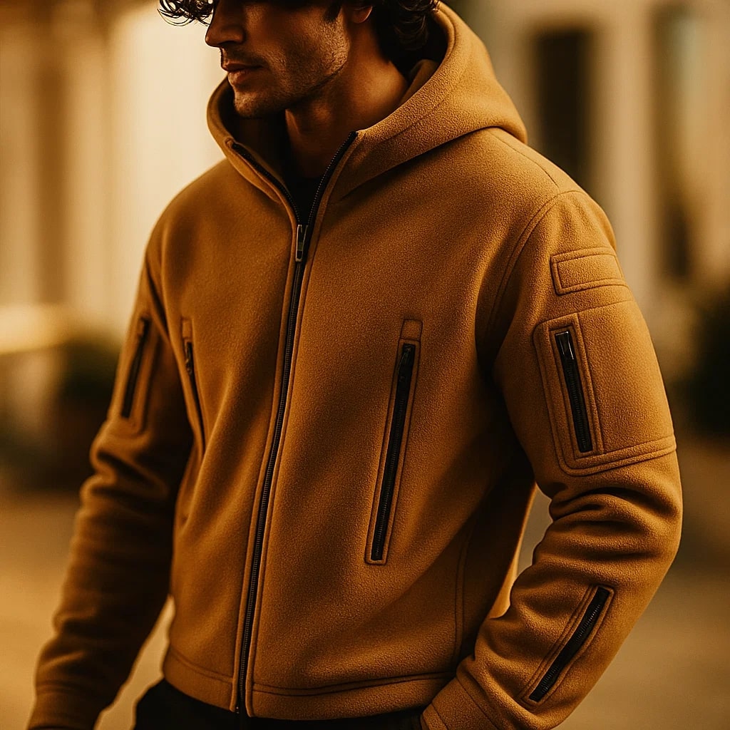 Rocco Fleecejacke mit Kapuze