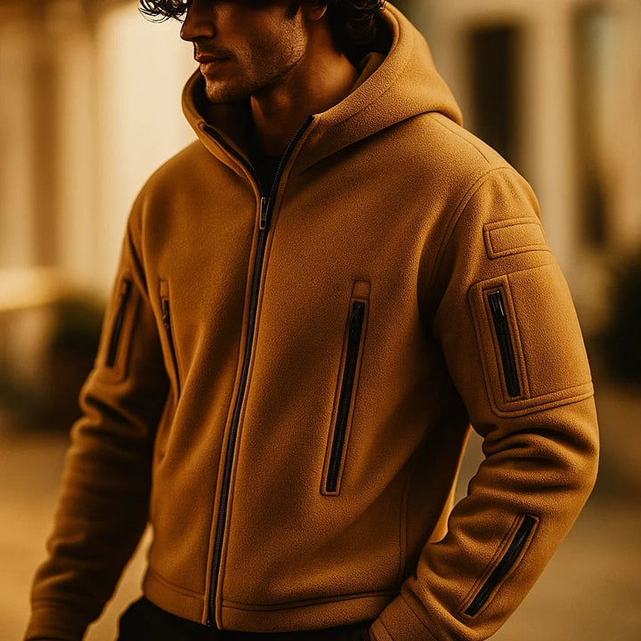 Rocco Fleecejacke mit Kapuze