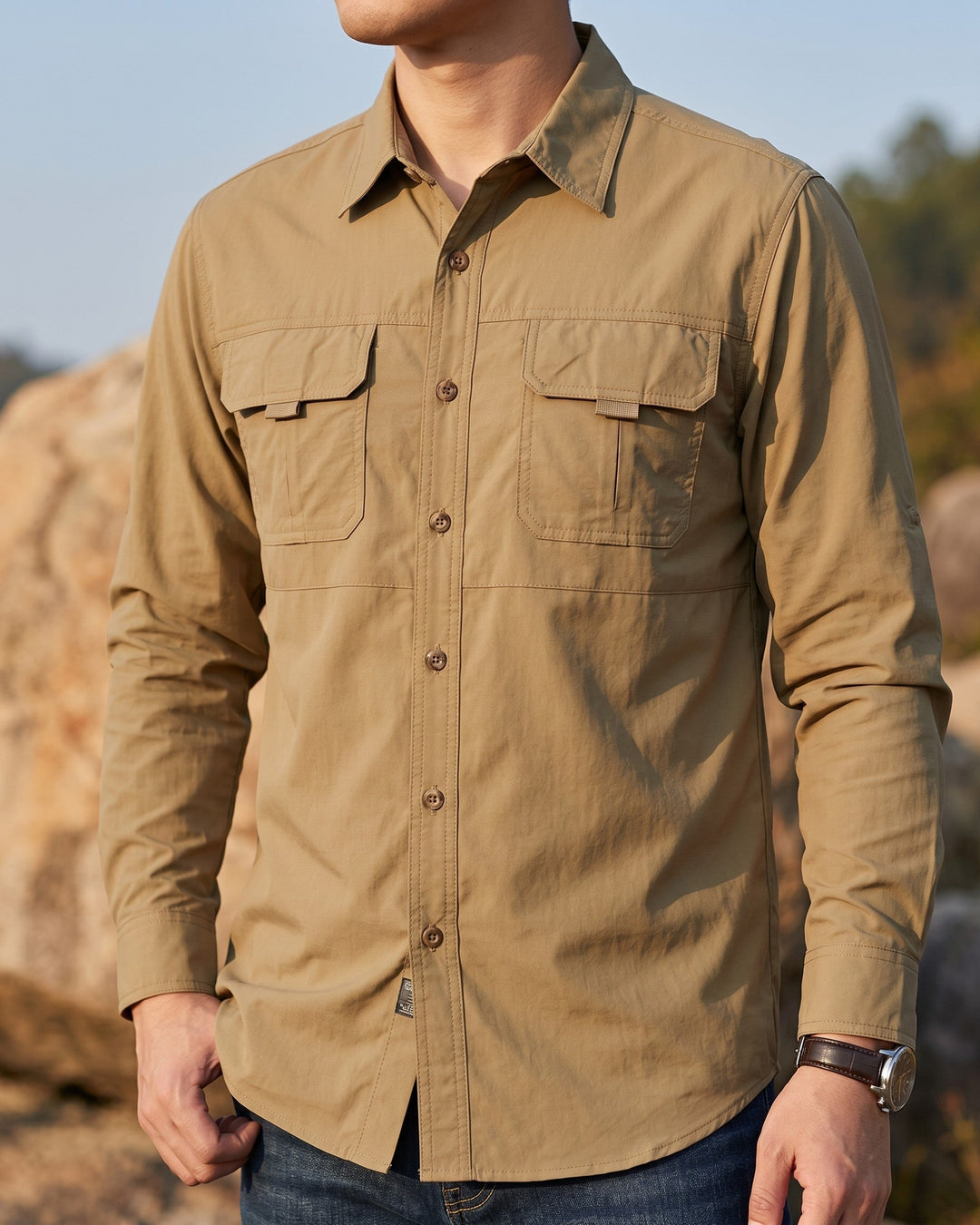 Ubaldo Casual Utility-Hemd